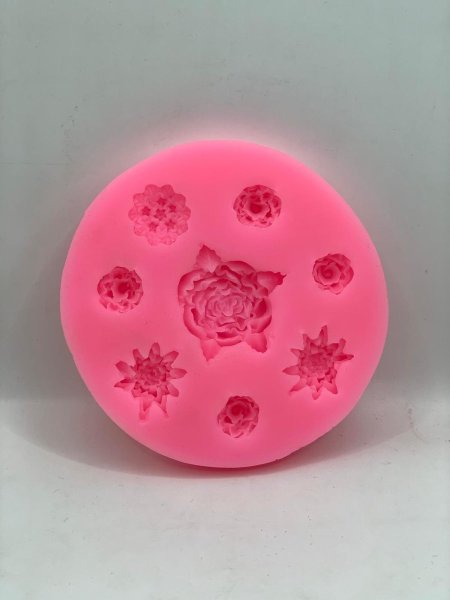 قالب سيلكون شكل وردة